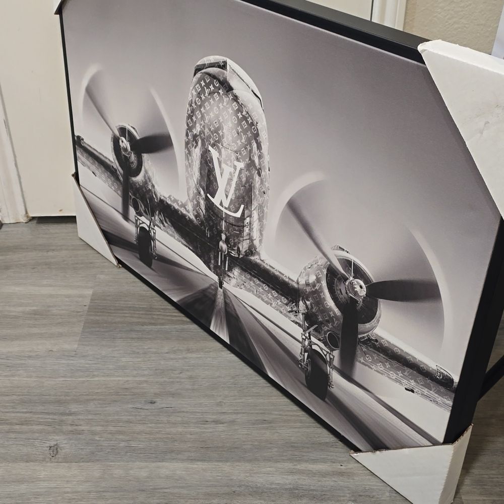 Studio Vista Photography Monochrome Wheels Up Louis Vuitton Framed Wall Decor - Picture 5 of 9